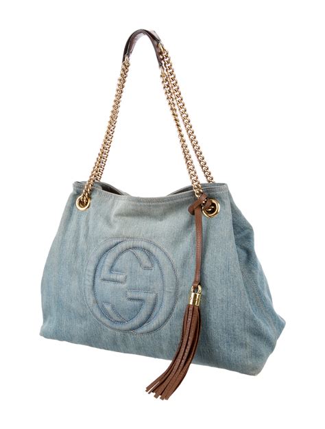 cheap gucci soho bag|Gucci soho denim bag.